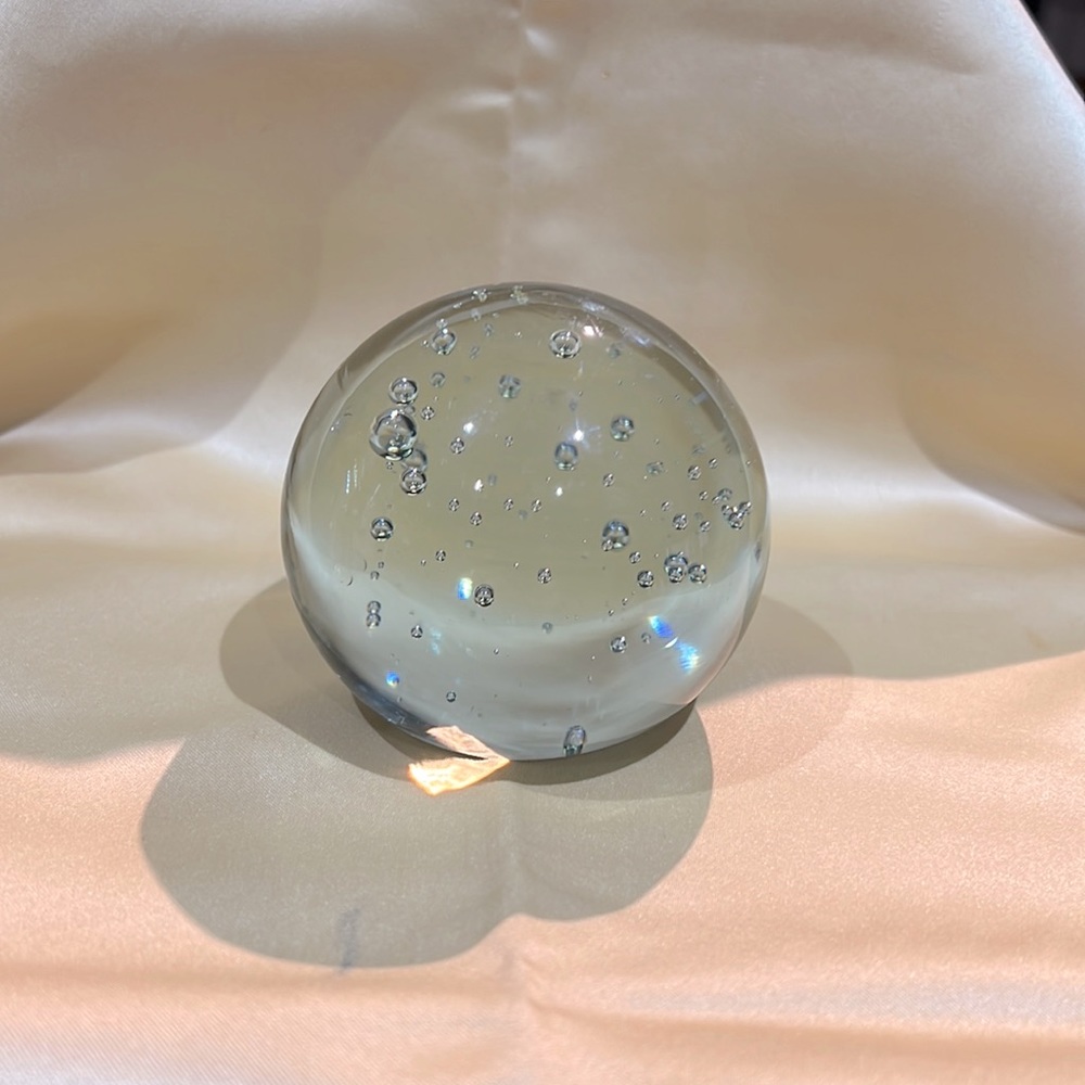 Clear Globe Paperweight